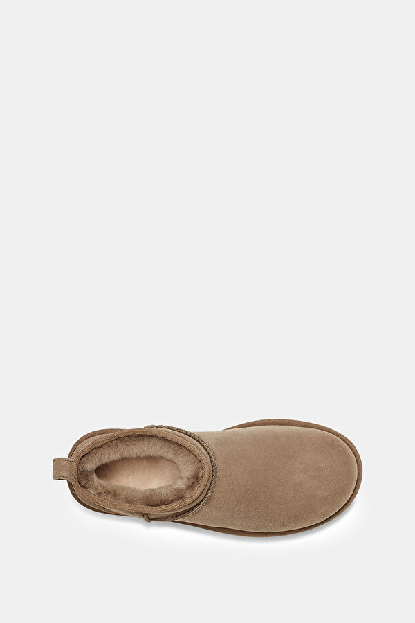 Khaki Leather Boot 5