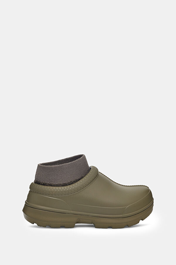 Khaki Leather Slipper