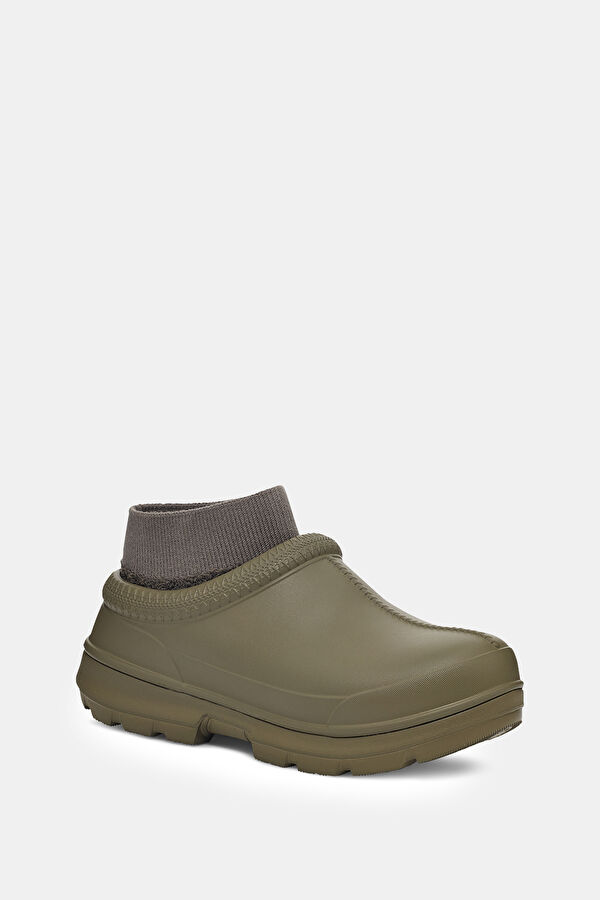 Khaki Leather Slipper 2