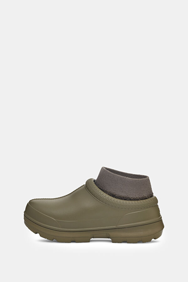 Khaki Leather Slipper 3