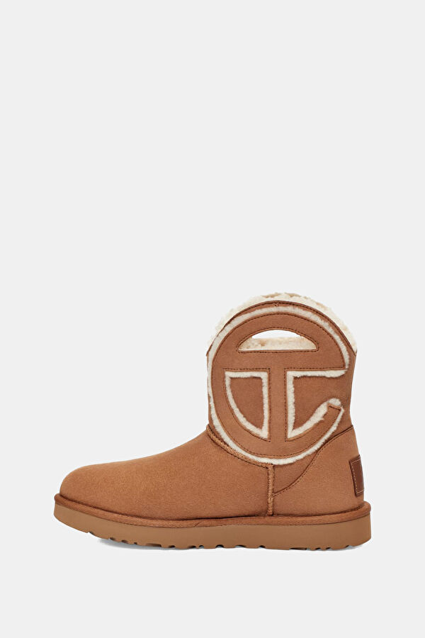 X Telfar Logo Mini Tan Women's Boots 3