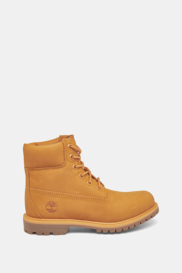 Orange Leather Boot