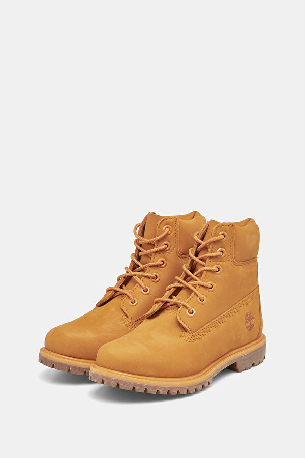 Orange Leather Boot 2