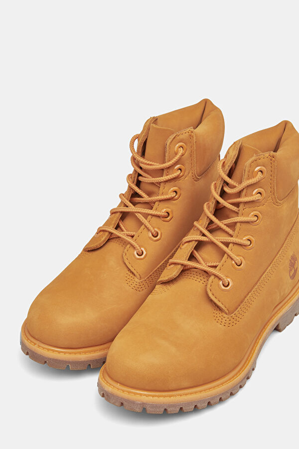 Orange Leather Boot 5