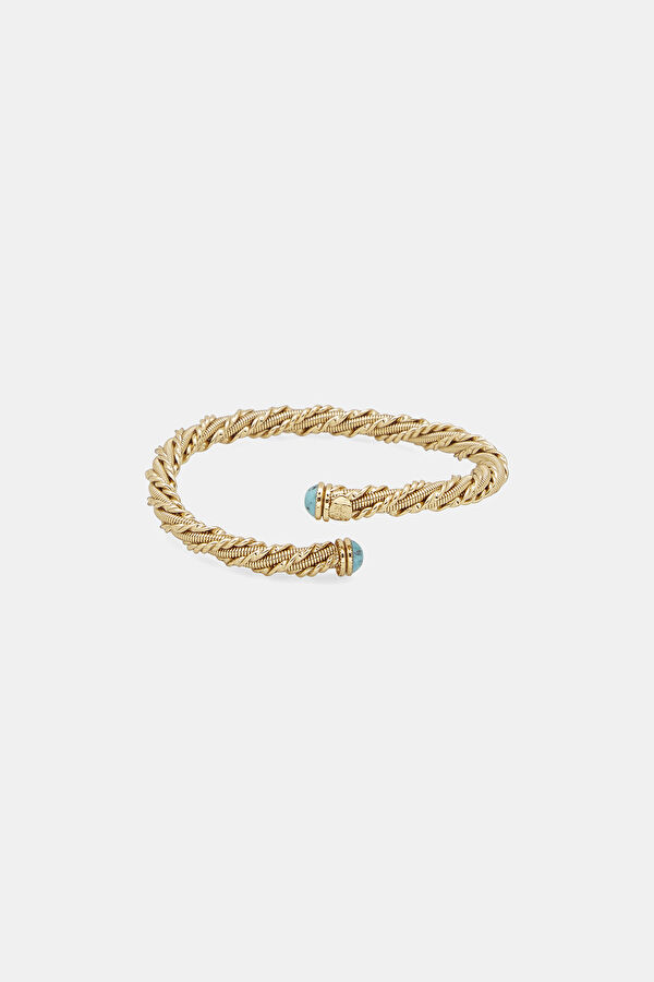 Light Blue Gold-plated Bracelet