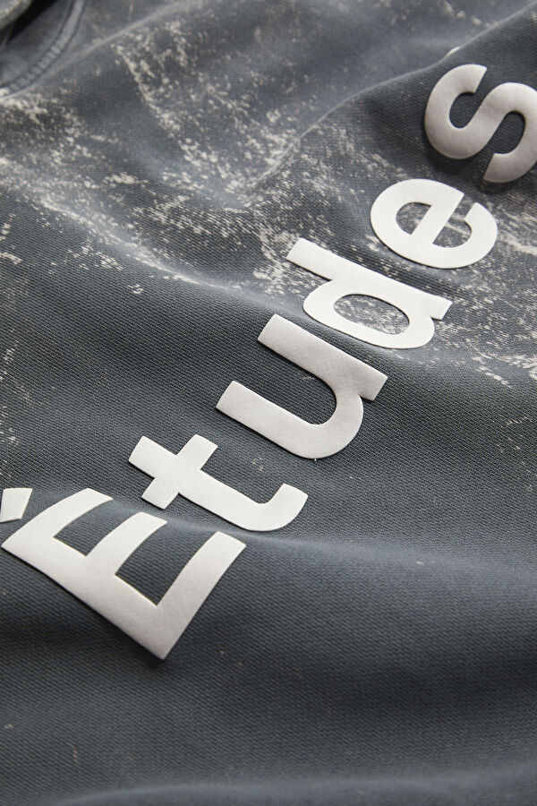 Gri Relax Kalıp Kapüşonlu Sweatshirt 5