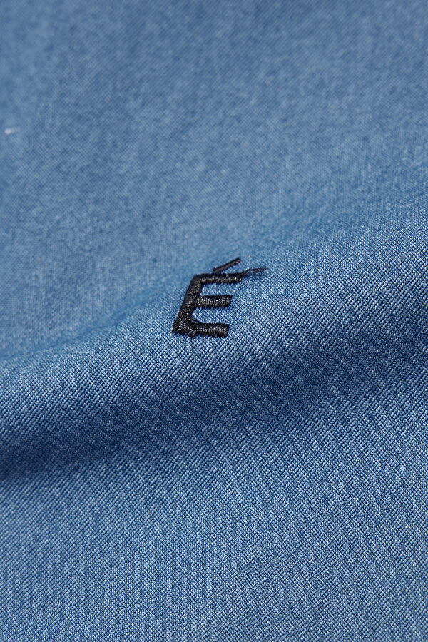 Relax Fit Blue Men's Shirt 4