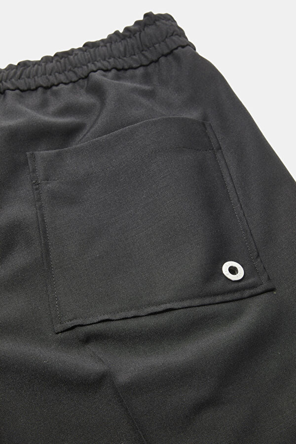 Black Tube Leg Trousers 6
