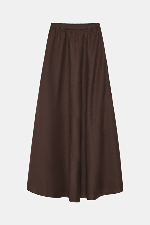 Relax Fit Brown Skirt