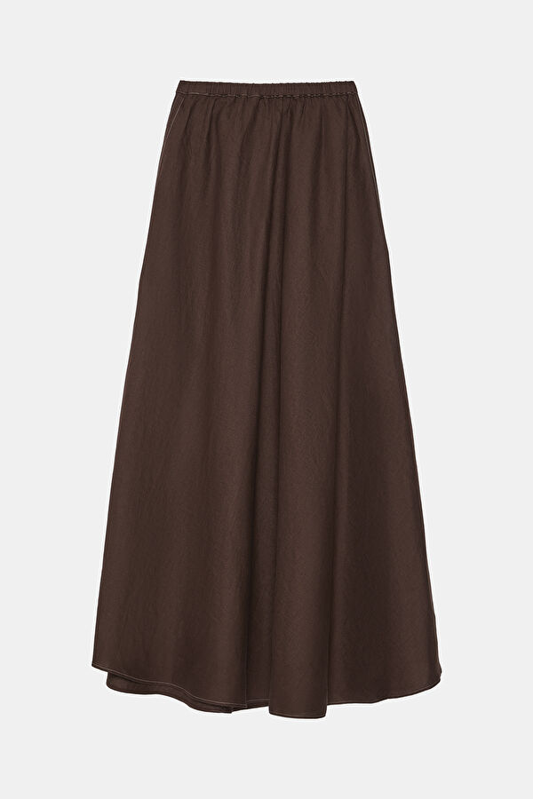 Relax Fit Brown Skirt 2