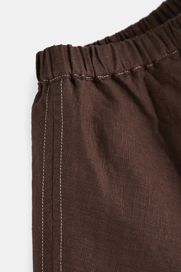 Relax Fit Brown Skirt 3