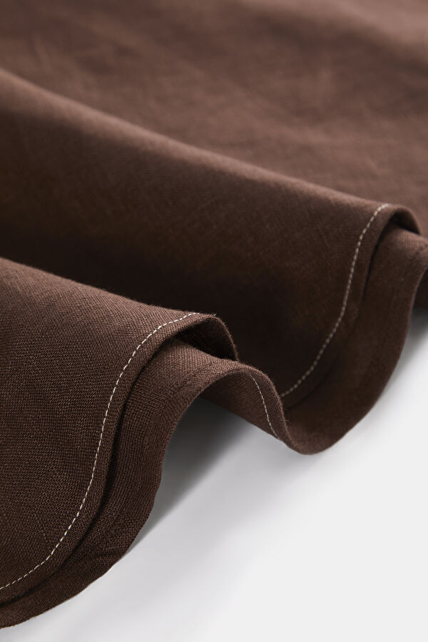 Relax Fit Brown Skirt 4