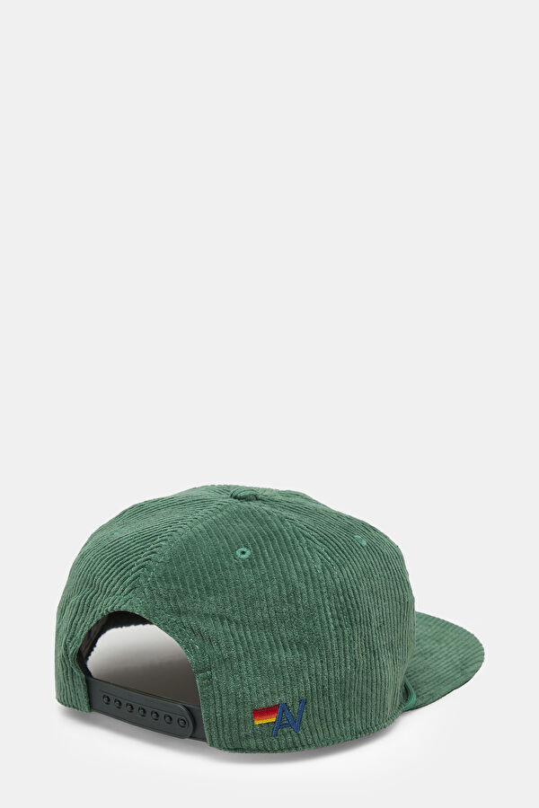 Dark Green Printed Hat 2