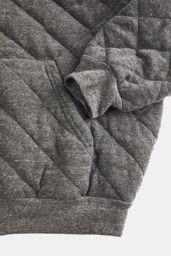 Dark Gray Oversize Hooded Men's Sweatshirt 4