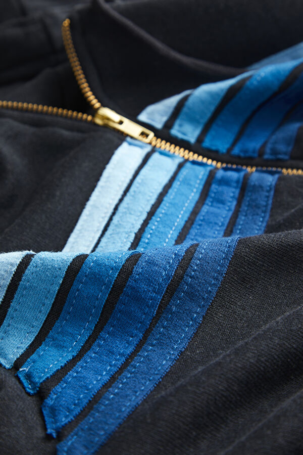 Blue Zip Fastening Jacket 5
