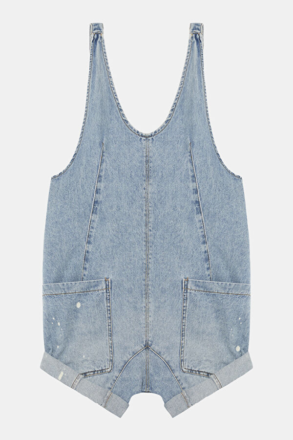 Relax Fit Light Blue Jumpsuit