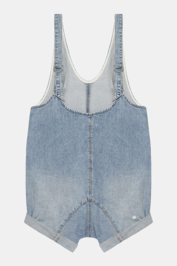 Relax Fit Light Blue Jumpsuit 2