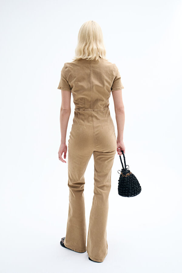 Light Brown Women's Jumpsuit 2
