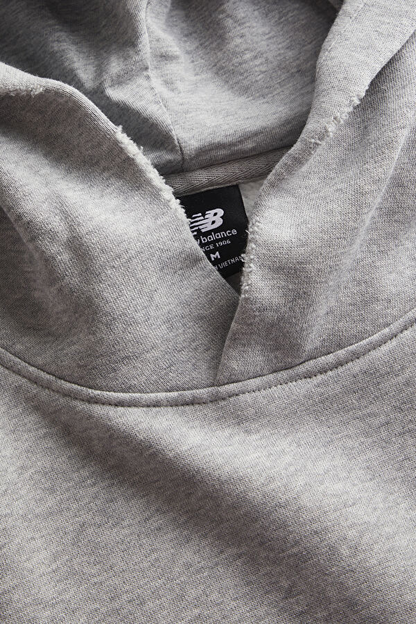 Gri Relax Kalıp Kapuşonlu Sweatshirt 3