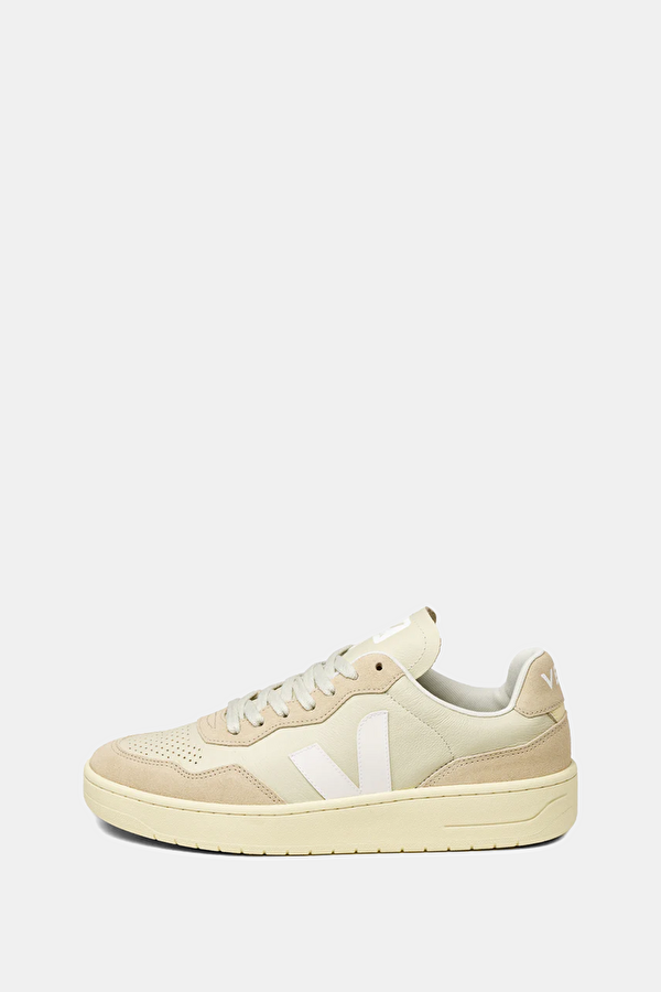 V-90 Leather Krem Desenli Erkek Spor Ayakkabı 2