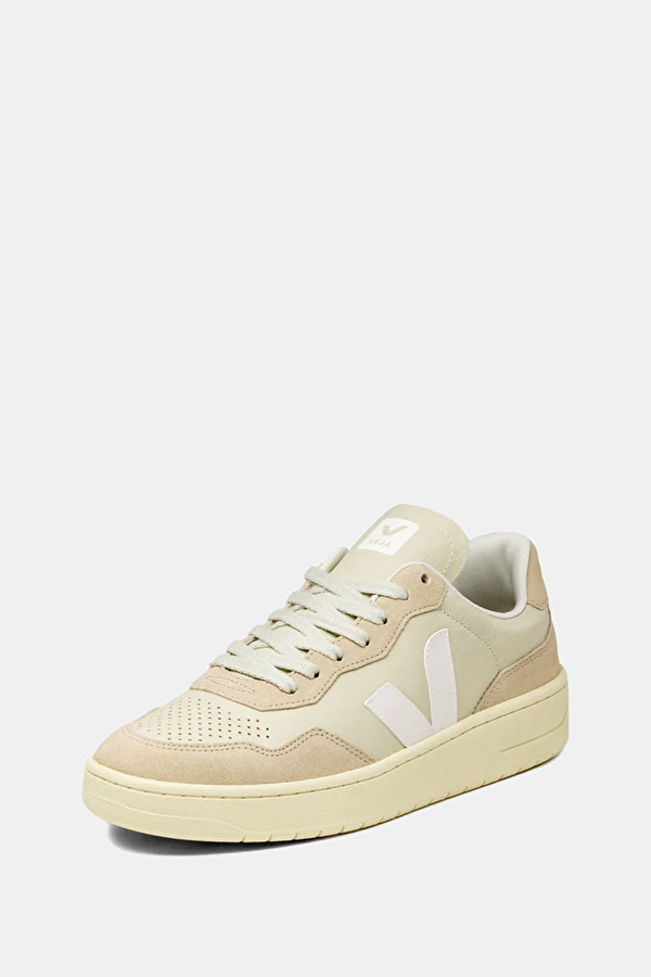 V-90 Leather Krem Desenli Erkek Spor Ayakkabı 3