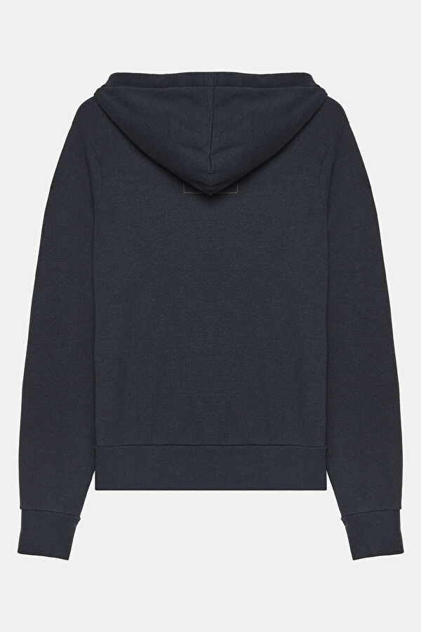 Koyu Gri Kapuşonlu Sweatshirt 2