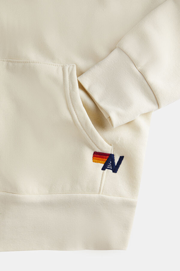 Beyaz Kapuşonlu Sweatshirt 4