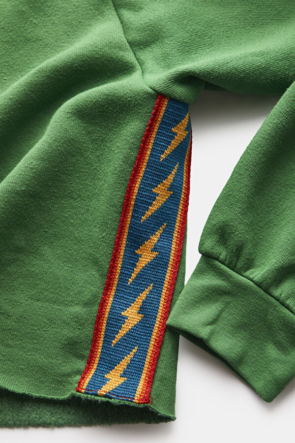 Yeşil Kapuşonlu Sweatshirt 4