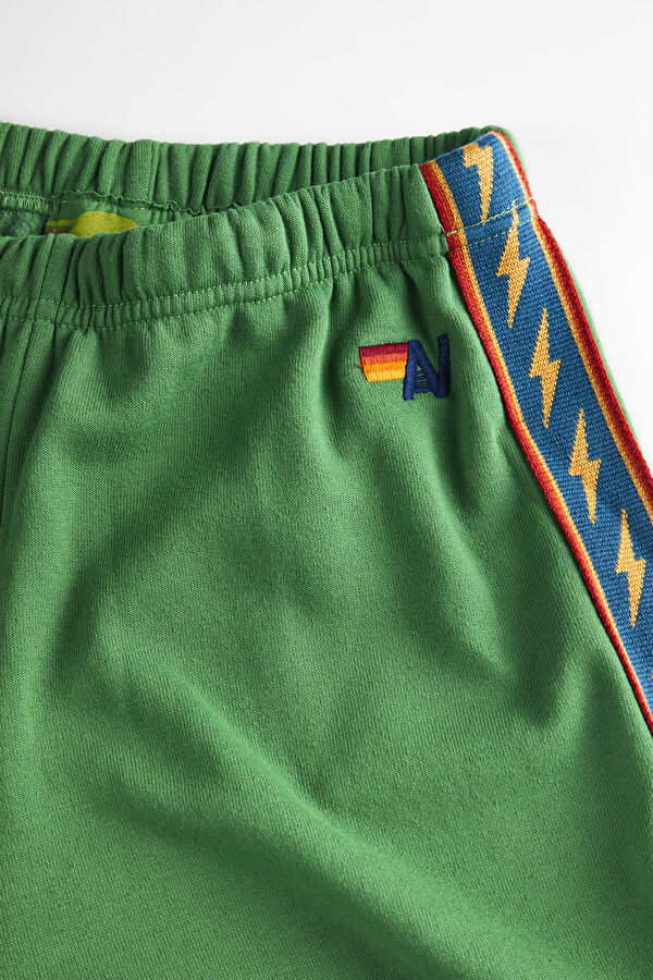 Yeşil Dar Paça Spor Pantolon 3