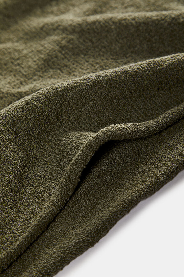 Khaki Knit Men's Sweater 5