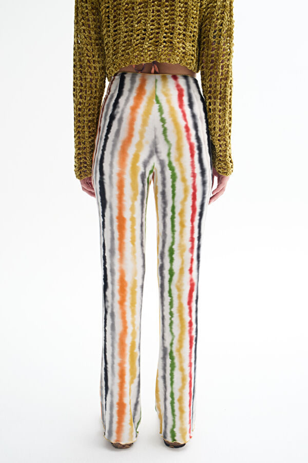 Multicolor Design Filled Trousers 3