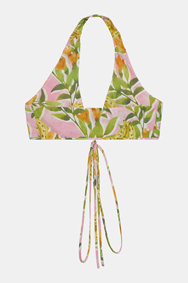 Colorful Patterned Sleeveless Women's Blouse 2