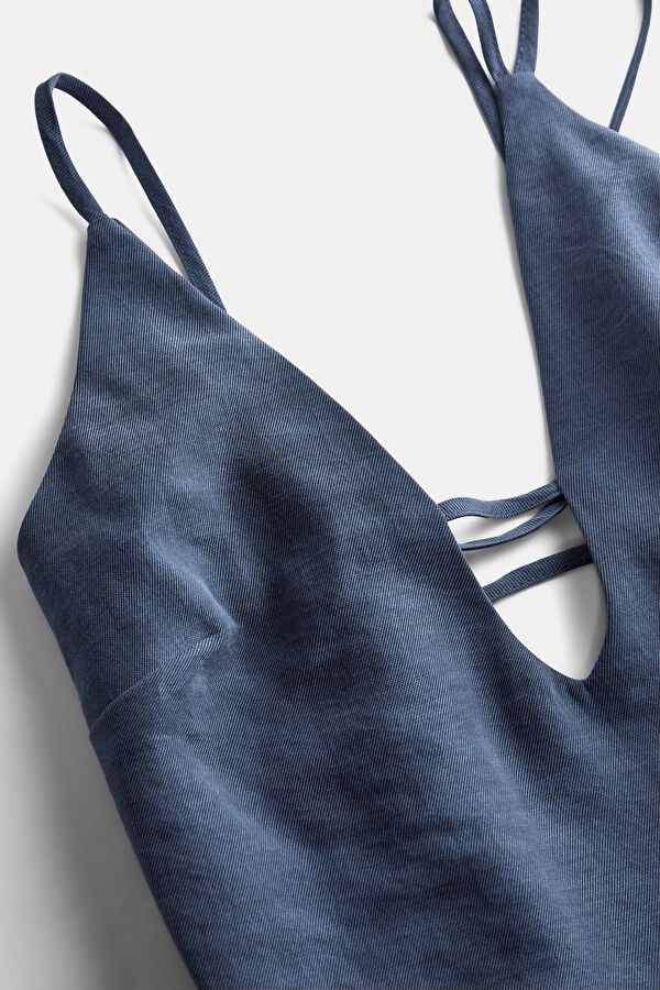 Indigo Midi Women's Dress 3