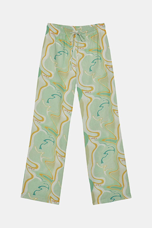 Colorful Women's Straight Leg Trousers