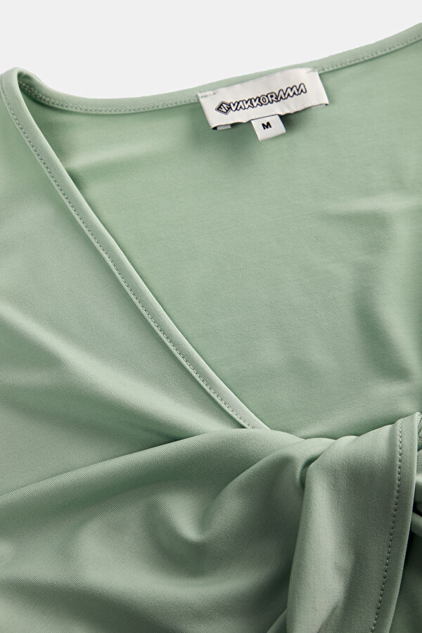 Mint V-Neck Women's T-Shirt 3