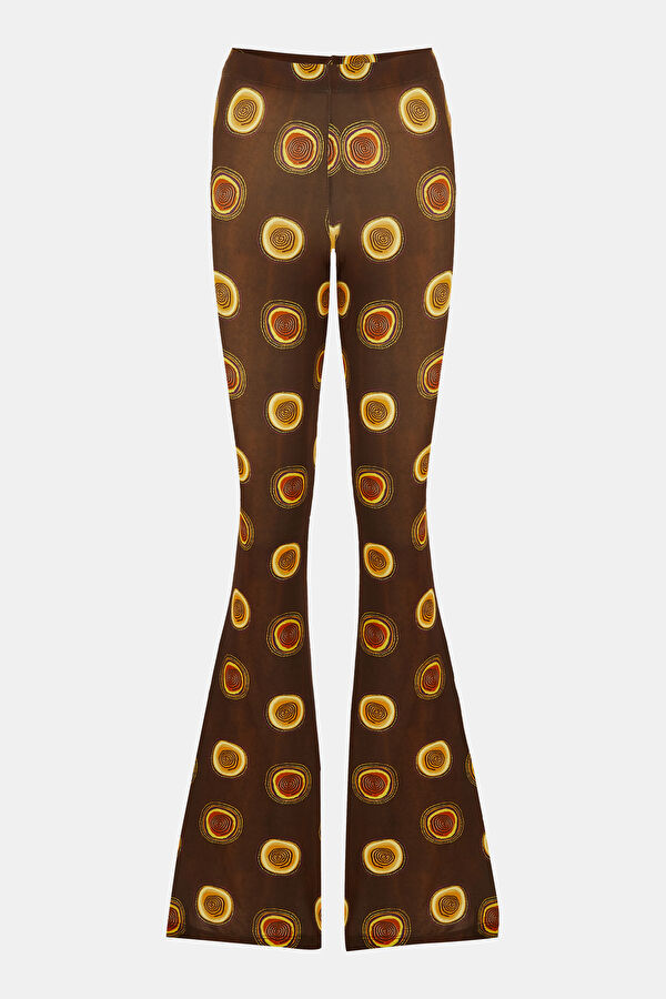 Colorful Wide-Leg Women's Trousers