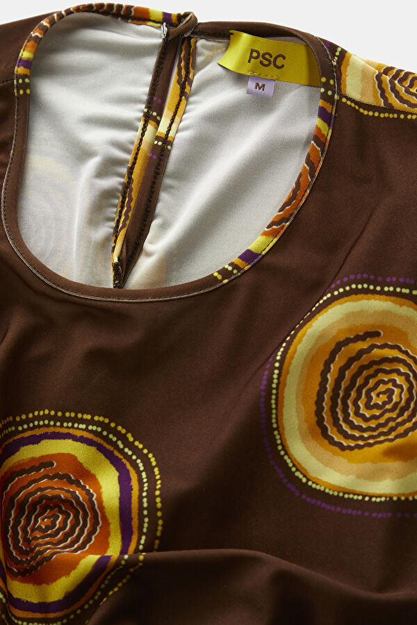 Colorful Patterned Women's Dress 5