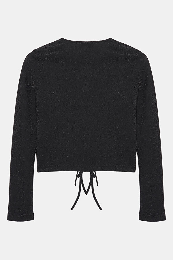 Black Long Sleeve Blouse 2