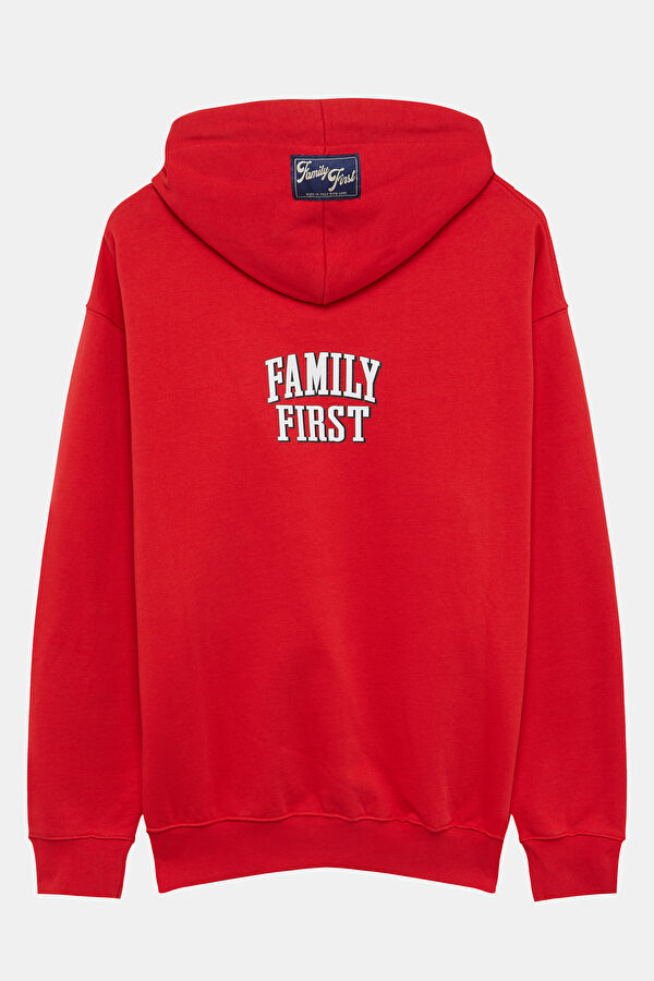 Kırmızı Kapüşonlu Sweatshirt 2