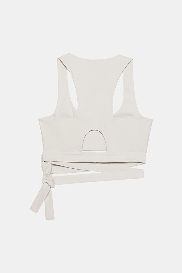 Bej Kolsuz Kadın Bluz 2
