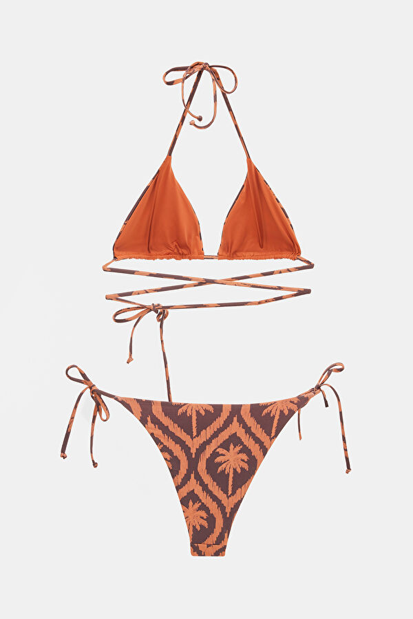 Purple Patterned Bikini 2