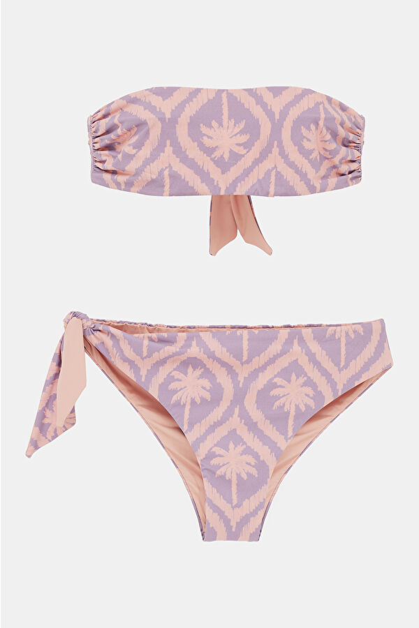 Lila Desenli Bikini 3