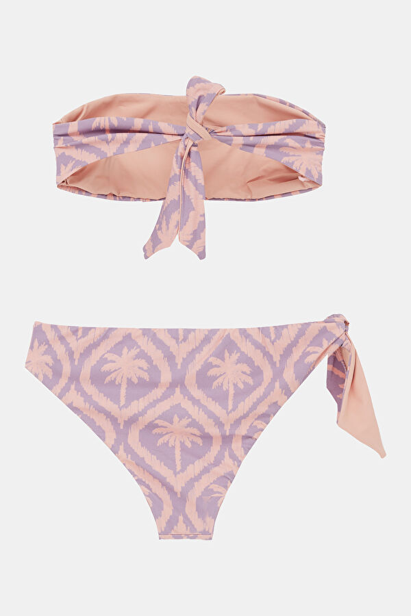 Lila Desenli Bikini 4