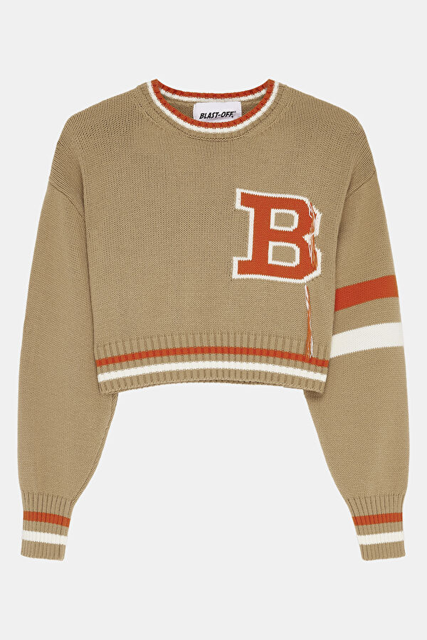 Coffee Patterned Women's Sweater