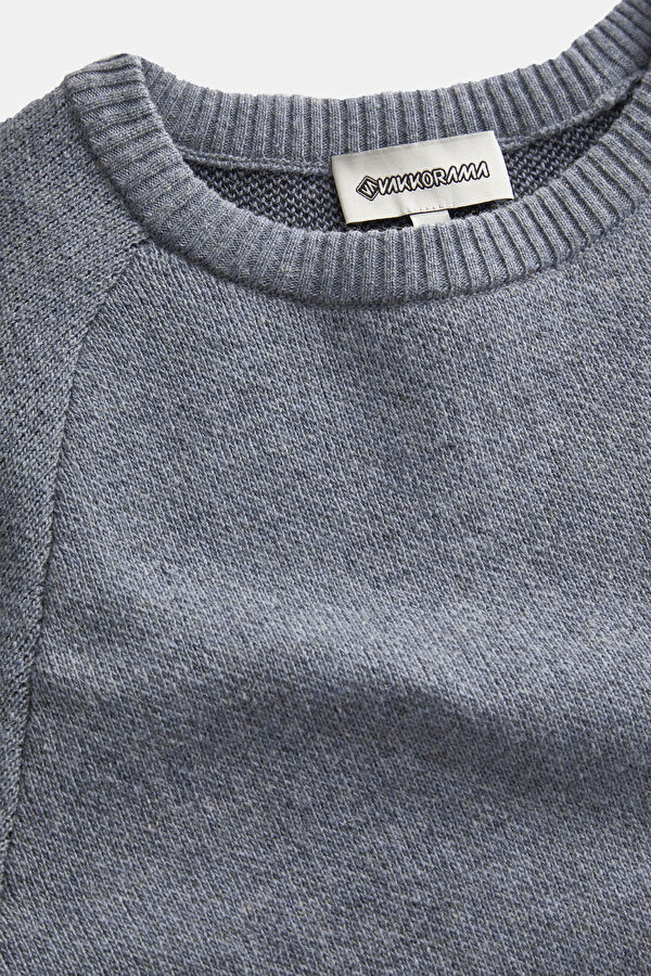 Multicolored Knitted Pattern Viscose/Wool Men's Sweater 3