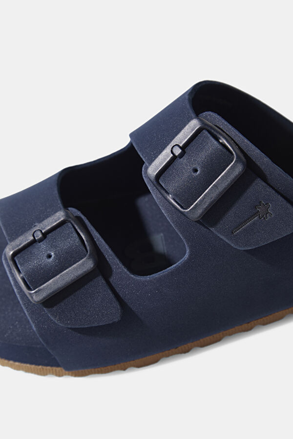 Dark Navy Blue Slipper 6