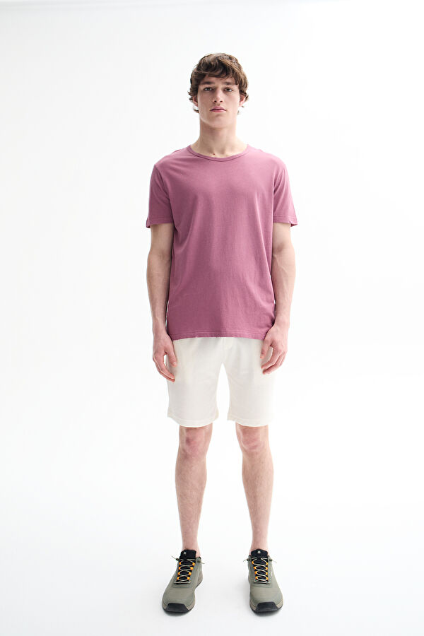Mürdüm Bisiklet Yaka Erkek T-Shirt 2