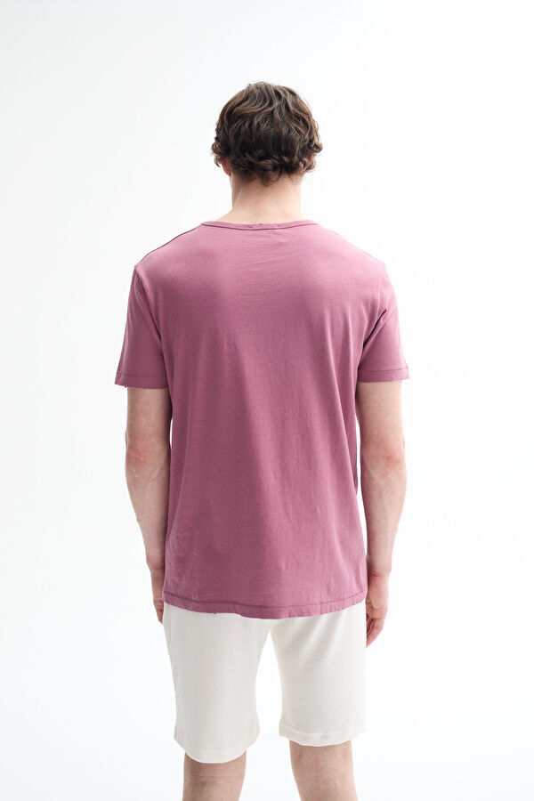 Mürdüm Bisiklet Yaka Erkek T-Shirt 3