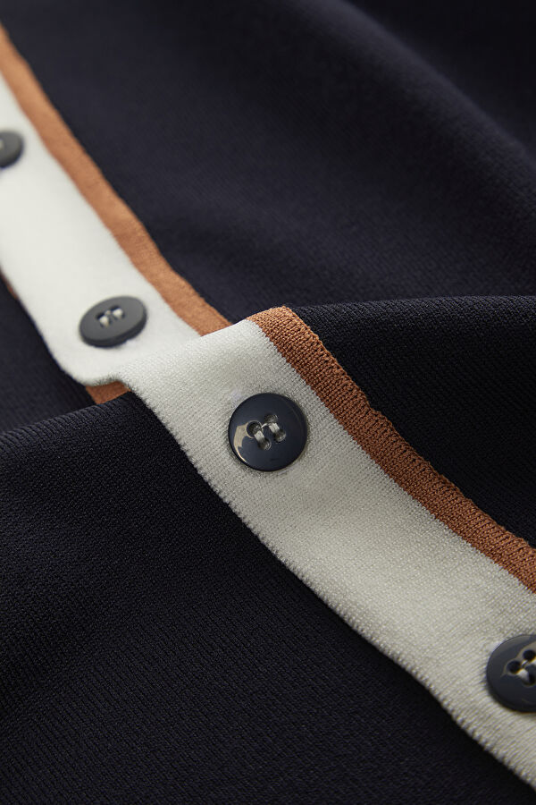 Navy Blue V Neck Tshirt 4