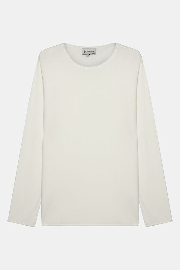 Ecru Viscose Tricot Jersey 3